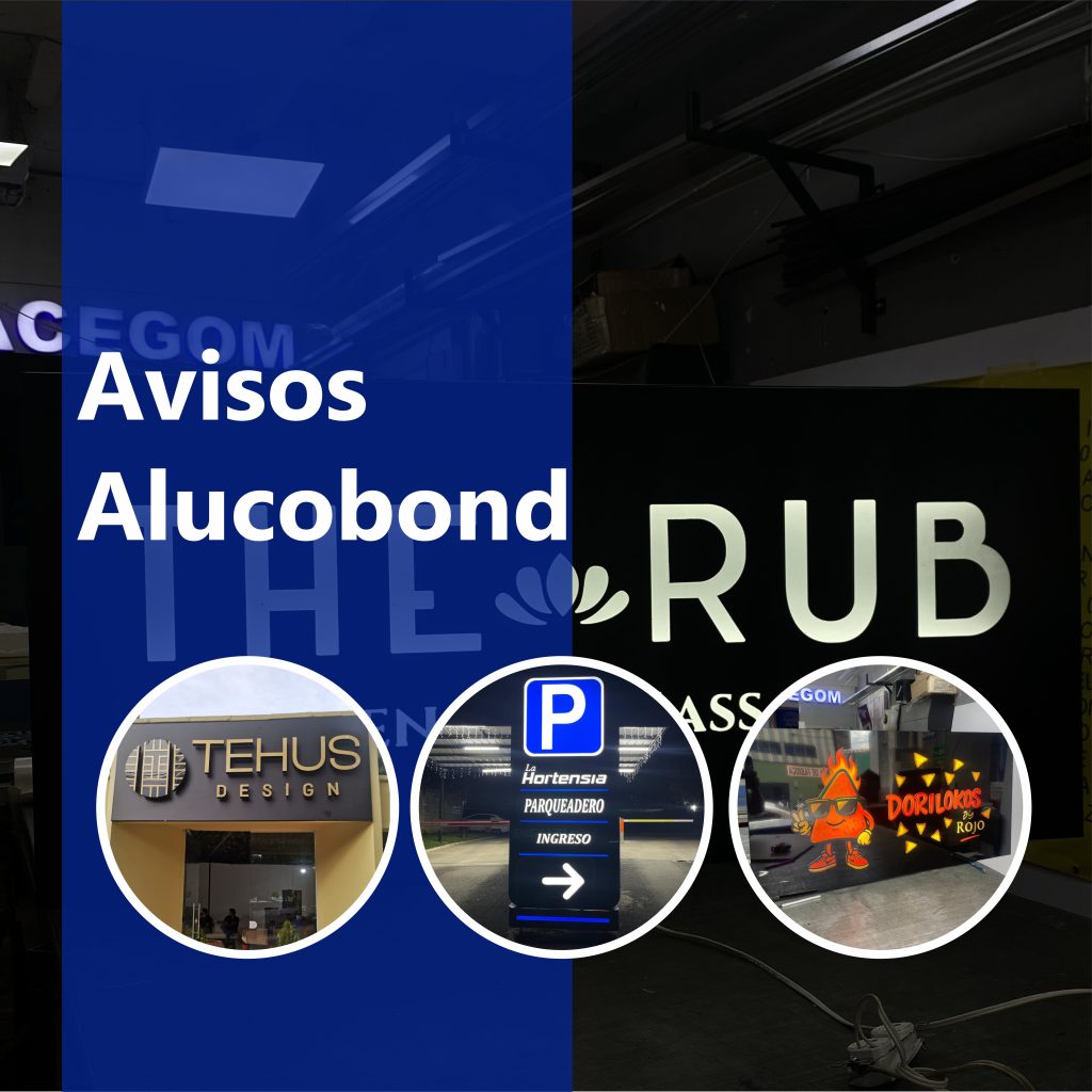 AVISOS EN ALUCOBOND